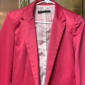 Zara Medium Pink Suit Jacket